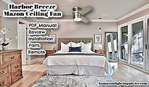 harbor breeze mazon ceiling fan