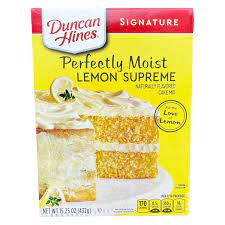 duncan hines lemon cake mix 15 25 oz