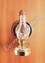 Oil Lamps Brass Mini Wall Lamp 6 5