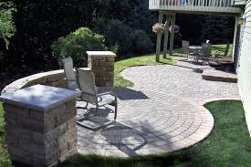 Interlock Colonial Paver Patio With A