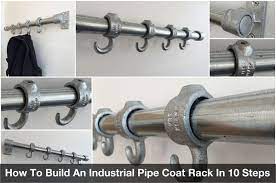 Build An Industrial Pipe Coat Rack