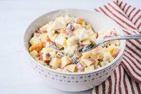 fresh and sweet mexican apple salad