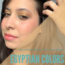 eng esp egyptian colors makeup
