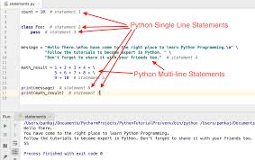 python statements multiline simple
