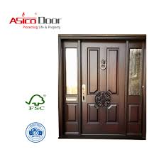 china french door glass door wooden