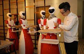 Cari barangan untuk dijual, di jual atau bidaan dari penjual/pembekal kita. Ipoh S Nam Heong Restaurant Has Hired And Trained 6 Robot Waitresses To Serve Customers