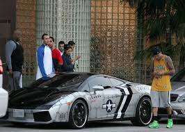 chris brown in his customized jet fighter lamborghini gallardo chrisbrown lamborghini car cars ファッションアイデア ファッション
