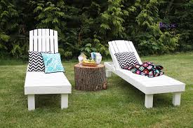 Simplest Wood Chaise Lounge Chairs