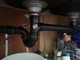 p trap to low for kitchen sink