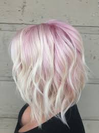 Enilecor short bob hair wigs 12 straight with flat bangs synthetic colorful cosplay daily party wig for women natural as real hair+ free wig cap (light blonde). Pastel Pink And Blonde Hair Pastel Ombre Long Bob Hair Styles Hair Color Pink Light Pink Hair