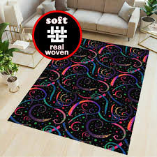 fluorescent rug bowling alley carpet