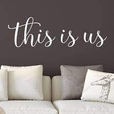 This Is Us Vinyl Wall Decal Family