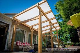 5133 Wood Framed Patio Cover With