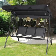 Gymax Outdoor Porch Swing Canopy Patio