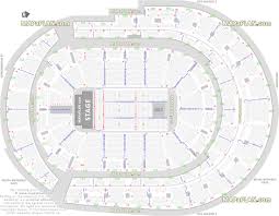 Detailed Seat Row Numbers End Stage Concert Sections Floor