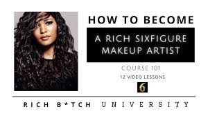 course six figure makeup artist