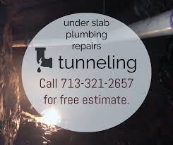 If the leak is on the pressure side of your plumbing and the water under the house comes up through the slab and causes damage to your home or belongings. Tunneling Under Foundation Slab For Plumbing Leak Repair In Houston Txtunnel Now Under Slab Plumbing Repair Excavation Trenching Houston