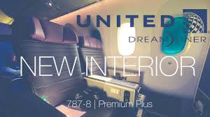 united airlines 787 8 new interior