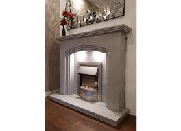 Rossi Fireplace In Italian Grey Marble