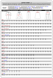 Size Chart Threads Store