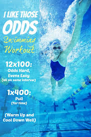 crazy odds swim workout