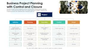 business project planning with control