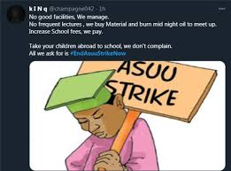 Asuu is led and represented by students elected by you. Fg Asuu Strike Update Chris Ngige Federal Government Meeting With Academic Staff Union Of Universities Update Today Bbc News Pidgin