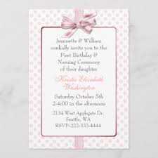 naming ceremony birthday invitations