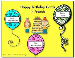 More buying choices $10.49 (2 new offers) Birthday Cards In French By La Petite Kindergarten Tpt