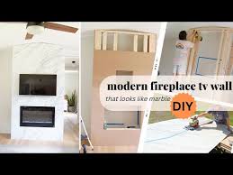Diy Modern Fireplace Tv Wall That