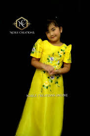 Kids Filipiniana Dress Handpainted Mestiza Gown Santacruzan