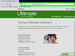 ● review job and compensation history. How To Contact Ultipro 6 Steps With Pictures Wikihow