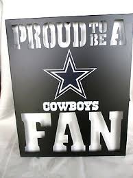Dallas Cowboys Metal Led Logo Lighted