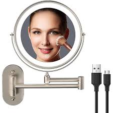 lighted makeup vanity mirror