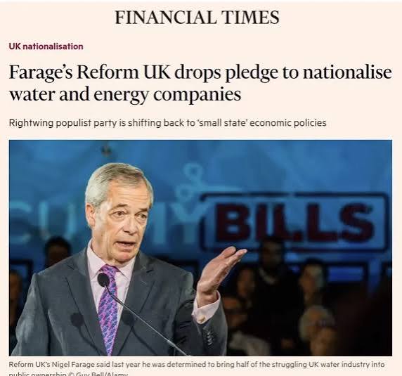 Nigel Farage on X: "How can it be that in 2026, British people can't safely drink their tap water or go swimming? This is unacceptable. This is how Reform will take back