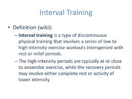 ppt program design interval training