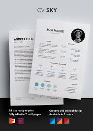 The template is fully editable and comes in both word and psd format. Sky Cv Template Shopcv English