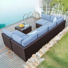 Built In Garden Seating Patio Sofa Set