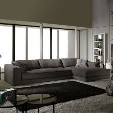 grey fabric corner sofa modern