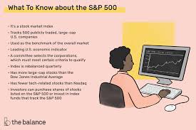 s p 500 definition how it works