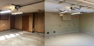 paint garage walls and epoxy garage