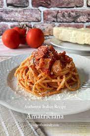 how to make authentic amatriciana