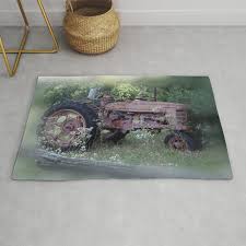 texas farm relic rug by moody muse art