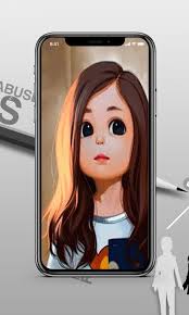 Cute Cartoon Girl Wallpaper for Android ...
