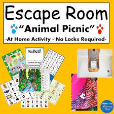 While some certainly exhibit it a bit more than others, there is a spirit of escape rooms play a big role in that. Escape Room Animal Picnic Print And Go Hands On Teaching Ideas