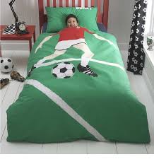 Green Football Themed Toddler Bedding