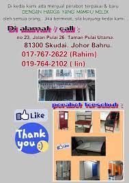Popular traditional doctor in johorview more. Kedai Perabot Terpakai Dan Baru Johor Bahru Home Facebook