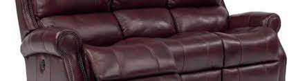 flexsteel reclining leather sofa brown