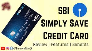 sbi simply save credit card features