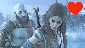 Kratos Compliments Or Flirts With Freya - GOD OF WAR RAGNAROK - YouTube
